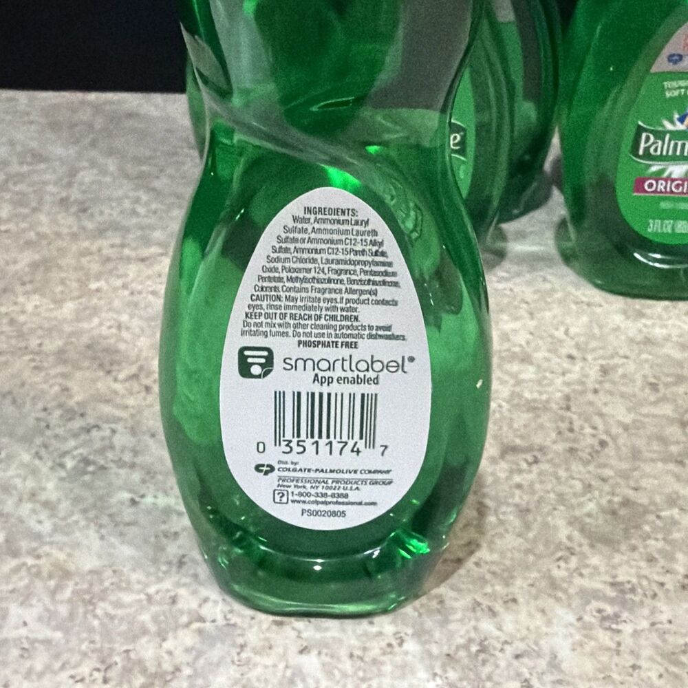 Lot of 12 Palmolive Original Travel Size Liquid Dish Soap 3 Fl Oz Bottles - Picture 4 of 5